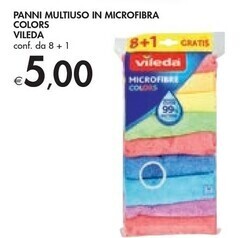Bennet Vileda panni multiuso in microfibra offerta