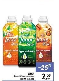 Lenor ammorbidente concentrato assortito 25 lavaggi