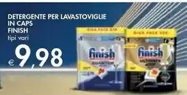 Bennet Finish detergente per lavastoviglie in caps offerta