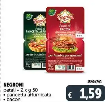 Gourmet Déco Negroni petali offerta