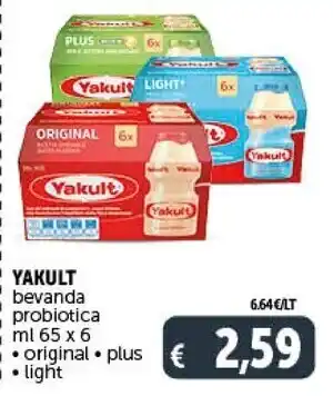 Yakult bevanda probiotica original