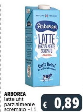 Gourmet Déco Arborea latte uht parzialmente scremato offerta