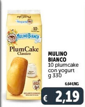Gourmet Déco Mulino bianco 10 plumcake con yogurt offerta
