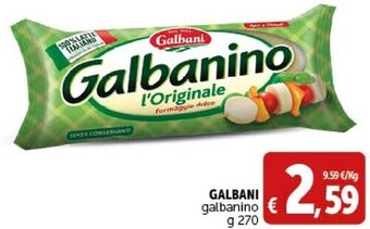 Gourmet Déco Galbani galbanino offerta
