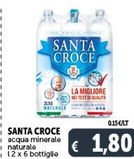 Santa croce acqua minerale naturale