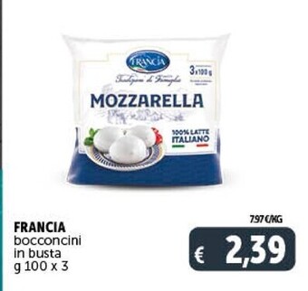 Francia bocconcini in busta
