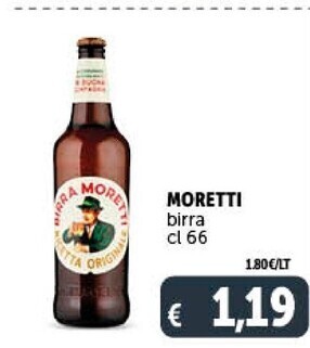 Moretti birra