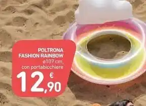 Spazio Conad Rainbow poltrona fashion offerta