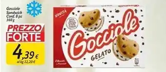 Carrefour Market Pavesi gocciole sandwich offerta