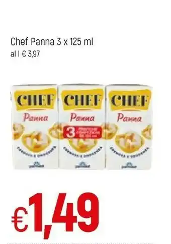 Famila Parmalat Chef Panna Per Cucinare 375 G(ml) offerta