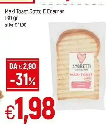 Famila Maxi Toast Cotto E Edamer offerta