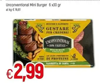Famila Unconventional Mini Burger offerta
