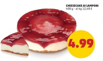 PENNY CHEESECAKE AI LAMPONI 400 g offerta