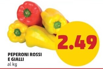 PENNY PEPERONI ROSSI E GIALLI offerta