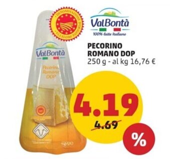 ValBontà PECORINO ROMANO DOP 250 g