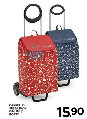 Gimi Carrello Spesa Easy Blu/Rosso