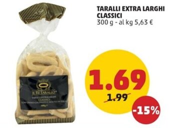 PENNY TARALLI EXTRA LARGHI CLASSICI 300 g offerta