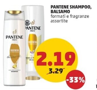 PENNY PANTENE SHAMPOO, BALSAMO offerta