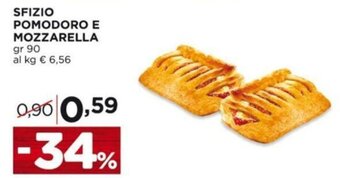 Alì Supermercati SFIZIO POMODORO E MOZZARELLA gr 90 offerta