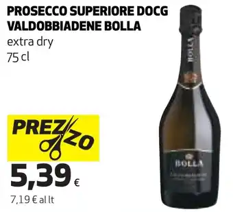 PROSECCO SUPERIORE DOCG VALDOBBIADENE BOLLA extra dry 75 cl