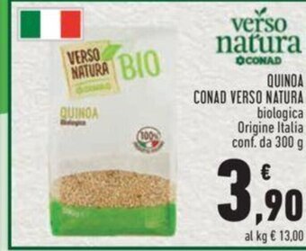 Conad QUINOA CONAD VERSO NATURA biologica Origine Italia conf. da 300 g offerta