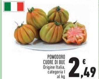 Conad POMODORO CUORE DI BUE Origine Italia, categoria I al kg offerta