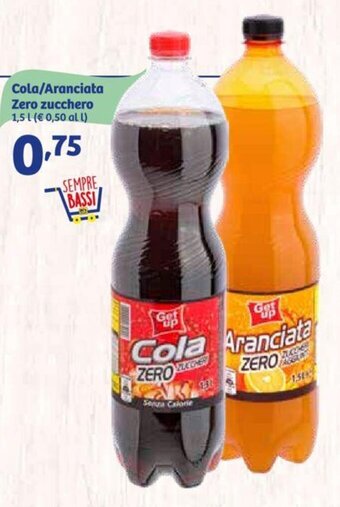 In'S Mercato Cola/Aranciata Zero zucchero 1,5 l offerta
