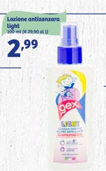 Lozione antizanzara Light 100 ml
