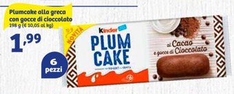 In'S Mercato Plumcake alla greca con gocce di cioccolato 198 g offerta