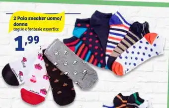 In'S Mercato 2 2 Paia sneaker uomo/ donna offerta