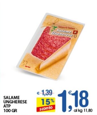 SALAME UNGHERESE ATP 100 GR