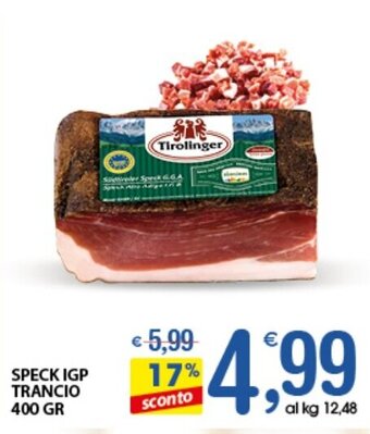 Qui Discount SPECK IGP TRANCIO 400 GR offerta