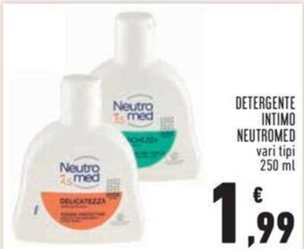 Conad DETERGENTE INTIMO NEUTROMED vari tipi 250 ml offerta