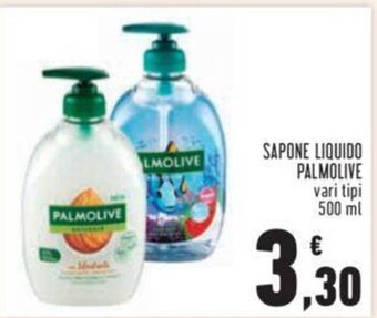 Conad SAPONE LIQUIDO PALMOLIVE vari tipi 500 ml offerta