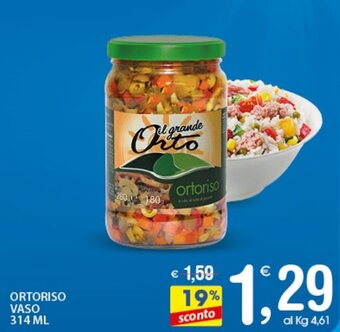 Qui Discount ORTORISO VASO 314 ML offerta