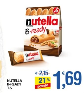 Qui Discount NUTELLA B-READY T.6 offerta