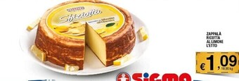 Sigma Zappalà ricotta al limone offerta