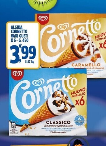 Sigma Algida cornetto offerta