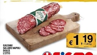 Sigma Galbani salame napoli dolce offerta