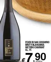 Sigma Feudi san gregorio brut falanghina metodo cl. 75 offerta