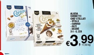 Sigma Algida cornetto chef stellati vitale offerta
