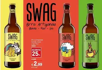 Iper La Grande Swag - birra artigianale bionda offerta