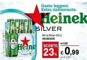 Iper La Grande Heineken birra silver offerta