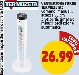Termozeta ventilatore torre