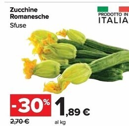 Carrefour Market Zucchine romanesche offerta