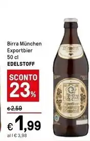 Iper La Grande Edelstoff - birra münchen exportbier offerta