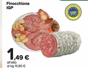Carrefour Market Finocchiona igp offerta