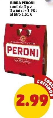 PENNY Peroni birra offerta