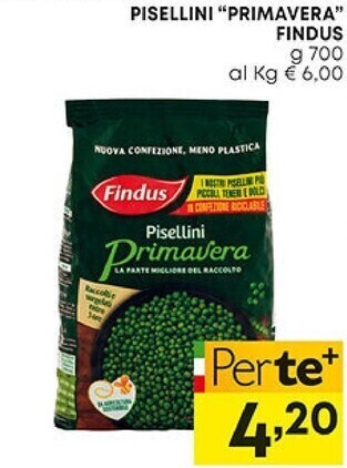 Panorama Findus pisellini primavera offerta