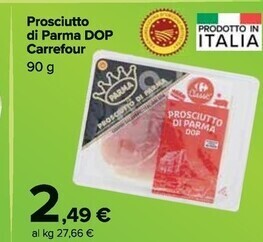 Carrefour Market Prosciutto di parma dop offerta